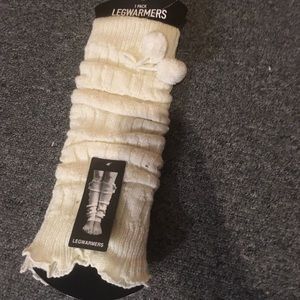 White leg warmers